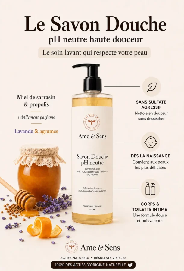 Savon douche liquide