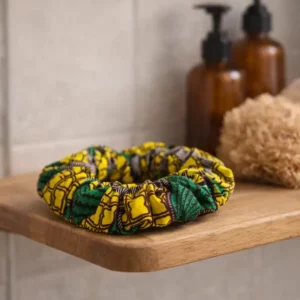 chouchou fait main motif wax