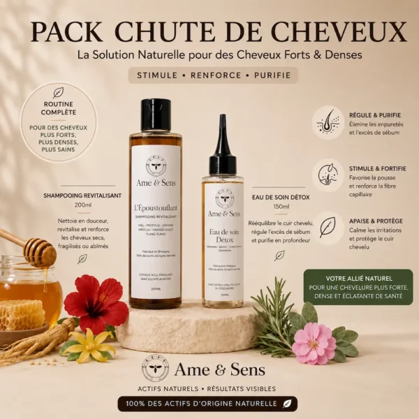 Pack chute de cheveux - Routine 3 mois