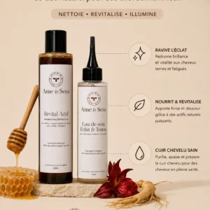 Pack éclat shampoing + lotion pour des cheveux brillants
