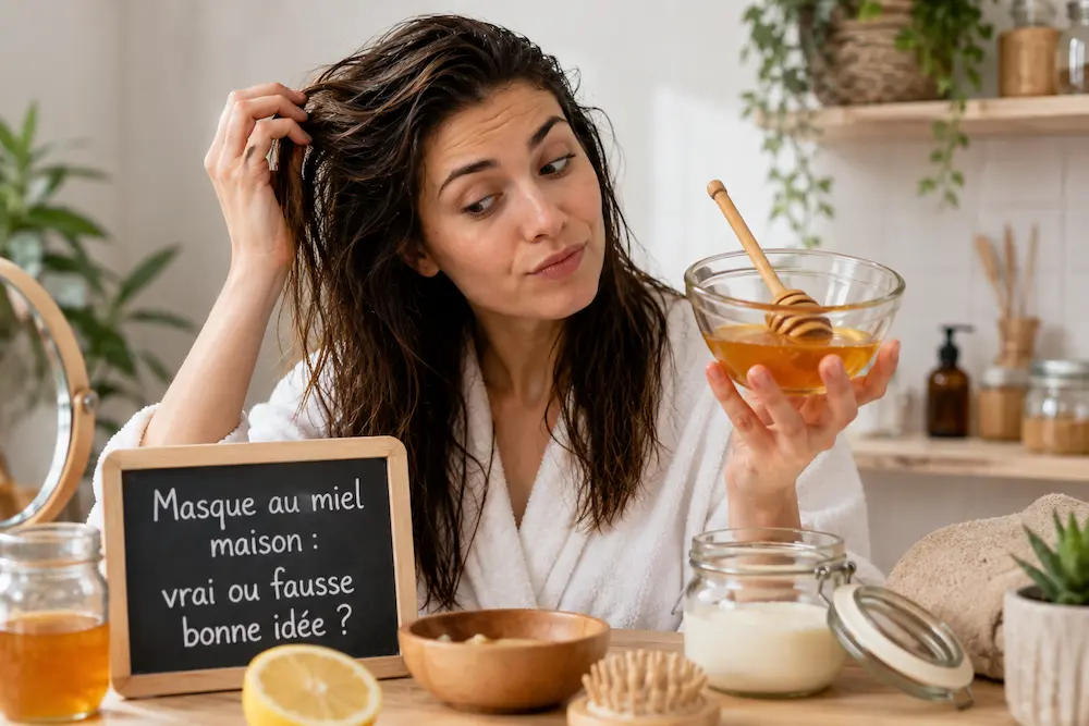 Le masque au miel maison pour les cheveux